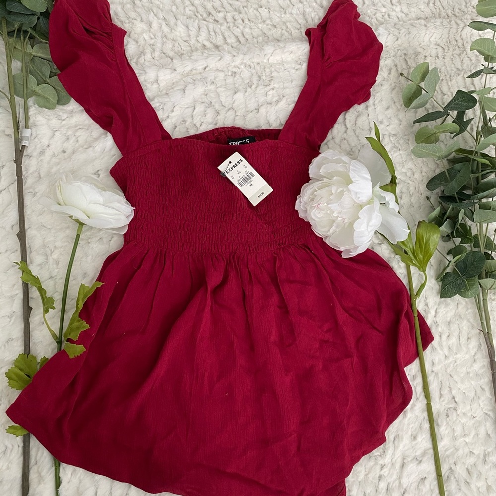 EXPRESS flutter sleeve tank top
